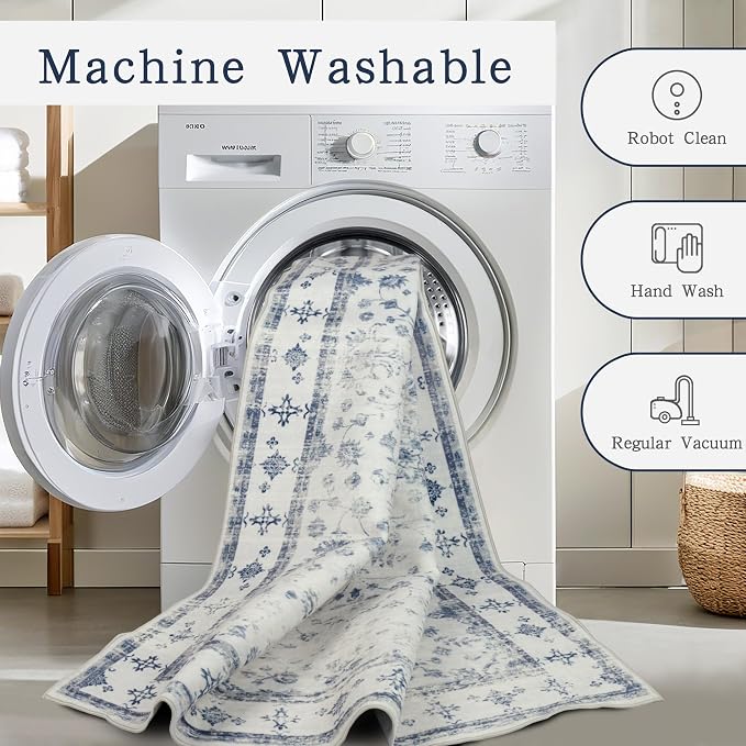 Washable Rugs 8x10 Area Rugs for Living Room, Rugs for Bedroom, Large Carpets - Image 4
