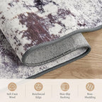 Rugflix 8x10 Area Rugs for Living Room, Washable Large Rug Stain-Resistant Low - Image 7