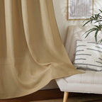 NICETOWN Linen Brown Curtains & Drapes Privacy - Image 8