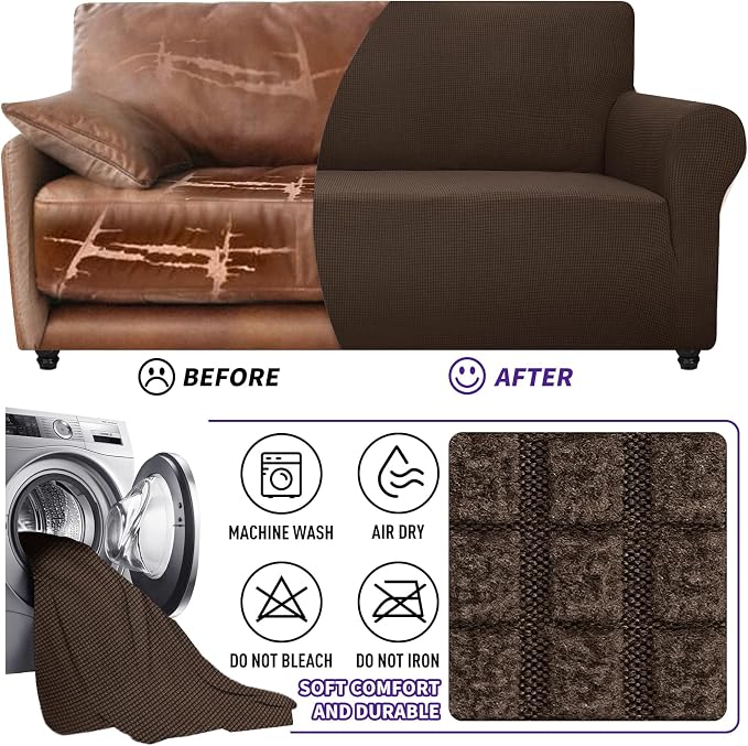 ZNSAYOTX Super Stretch Chair Slipcover Universal Sofa Chair Covers - Image 7