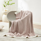 Snuggle Sac Heather Taupe Throw Blanket - Image 2