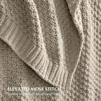 EVERGRACEHOME Chunky Chenille Knit Throw Blanket - Image 2