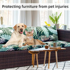 8Pcs Stretch Patio Cushion Covers, Outdoor Couch Covers Replacement, Outdoor - Image 4