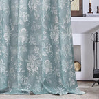 jinchan Linen Floral Curtains for Living Room, 96 Inch Length Curtains - Image 9