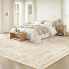 Living Room Rugs 8x10: Washable Moroccan Geometric Boho Rug Farmhouse Non Slip - Image 2