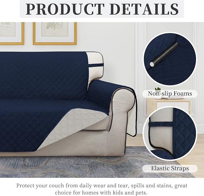 ISSUNTEX Double Protection 100% Waterproof Loveseat Sofa Covers - Image 5