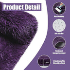 Shag Area Rug for Bedroom 4x6, Soft Fuzzy Rug Non-Shedding Indoor Plush Carpet - Image 3