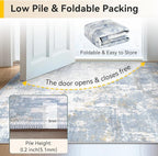 Washable Area Rugs 8'x10' Non-Slip Modern Abstract Soft - Image 8
