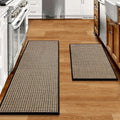 eqivei Kitchen Rugs and Mats Non Skid Washable Set of 2 PCS, Absorbent Runner by Eqivei