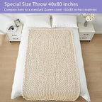 Bigacogo Chunky Knit Throw Blanket - Image 6
