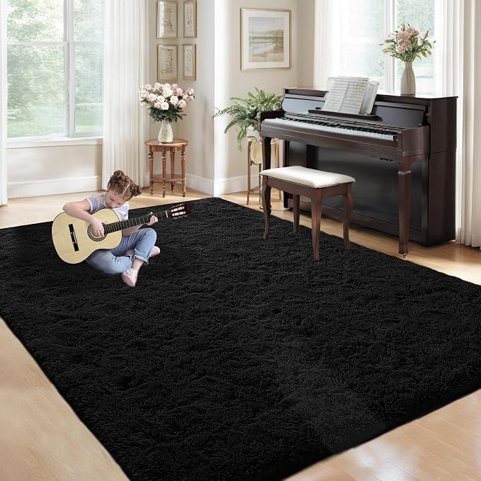 5x7 Area Rug for Living Room: Fluffy Shag Soft Washable Rugs Fuzzy Plush Indoor - Image 7