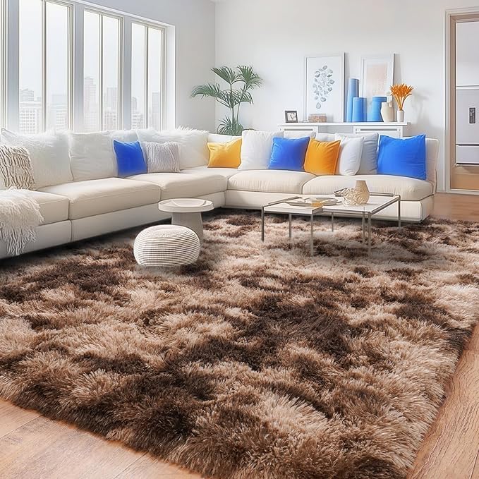 Rugs for Living Room 8x10, Soft Shaggy Modern Shag Area Rug for Bedroom - Image 9