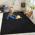 Amearea Modern Area Rugs for Bedroom Living Room, 4x6 Feet Black Thickened - Image 8
