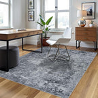 4x6 Area Rugs for Living Room Rug Washable: Abstract Rug for Dining Room - Image 3