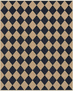 Lahome Colette Checkered Easy Jute Area Rug 8x10, Large Living Room Patio Rug - Image 7