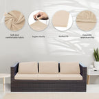 Patio Cushion Covers Outdoor Cushion Covers, Super Elastic Cushion Covers - Image 3