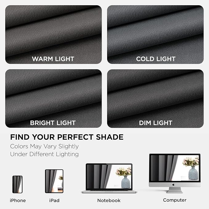 Joydeco Blackout Curtains 72 Inch Length 2 Panels Set, Thermal Insulated Long - Image 7