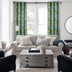 Topfinel Kitchen Curtains 45 Inch Length Floral Spring Curtains - Image 5