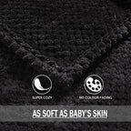 Exclusivo Mezcla Fleece Bed Blanket Twin Size, Super Soft and Warm Blankets - Image 8