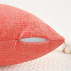 CaliTime Throw Pillow Covers Decorative 16 X 16 Inches Pack of 2 Cozy Chenille - Image 3