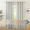 NICETOWN Thick Linen Gray Curtains by NICETOWN