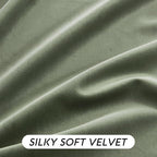RYB HOME Sage Green Velvet Curtains 102 inches - Image 6