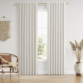 Guken Boho 86 Inches Long 100% Blackout Curtains 2 Panels Set by Guken