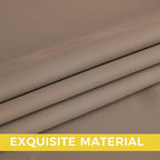 NICETOWN Room Darkening Draperies Curtains Panels, 2 Panels Cappuccino W52 x L84 - Image 5