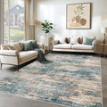 6x9 Area Rugs for Living Room, Washable Modern Abstract Large Area Rug Neutral by XLUEZ