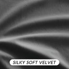 RYB HOME Grey Velvet Curtains 102 inches - Image 5