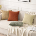 MIULEE Pack of 2 Corduroy Decorative Throw Pillow Covers 20x20 Inch Soft Boho - Image 7