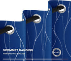 Deconovo Blackout Curtains, Thermal Insulated Noise‑Reducing Drapes, Wave Line - Image 8