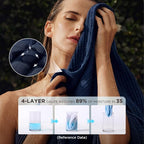 Bedsure 100% Cotton Muslin Throw Blanket Twin XL - Image 3