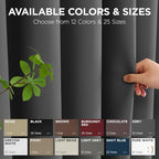 Joydeco Blackout Door Curtain for Doorway Privacy 90 Inches Long, Grommet - Image 7