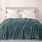 Exclusivo Mezcla Plush Fuzzy Fleece Bed Blanket Queen Size, Super Soft by ExclusivoMezcla