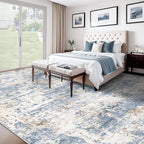 XLUEZ 10x12 Area Rug for Living Room, Washable Modern Abstract Large Area Rug - Image 5