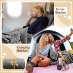 4 Pack Fleece Throw Blankets 50x60 Inches - Image 6