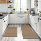 KOZYFLY Area Rug Runner Sets of 2 Pcs 2x3 and 2x5 Washable Kitchen Rugs Non - Image 8
