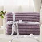 Bedsure GentleSoft Light Purple Throw Blanket - Image 8