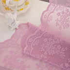 YJ YANJUN Vintage Lace Curtains 72 Inches Long-Victorian Floral Pattern Lalic - Image 6