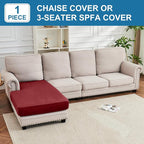 Couch Cover Velvet Chaise Cushion Cover - Image 3