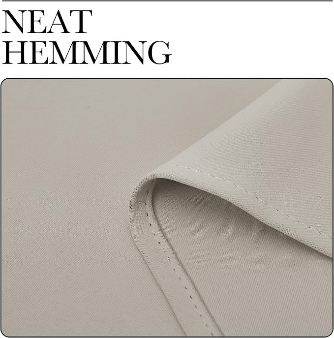 NICETOWN Natural Room Darkening Curtains 78" Long - Image 8