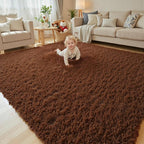 8x10 Area Rugs for Living Room Bedroom, Large Area Rug Shaggy Carpet Soft Plush by Junhejiamei