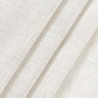 Nanspring Beige White Linen Curtains - Image 9