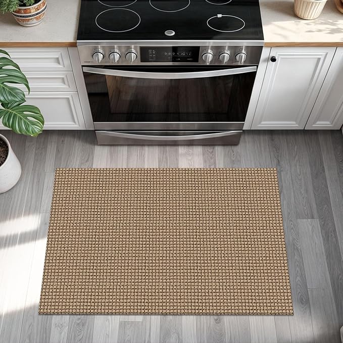 KOZYFLY Indoor Door Mat 2x3 ft Small Area Rugs Washable Front Door Mat Non Slip - Image 2
