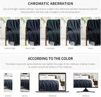 BOURINA Navy Throw Blanket 50x60 Inches Throw Textured Solid Soft Ripple Throws - Image 8
