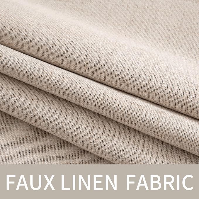 MIULEE 100% Blackout Textured Curtains - Image 5