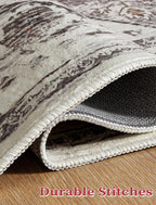 SERISSA Boho Washable Runner Rug, 2x5 Rug Non-Slip Vintage Earth Tone Hallway - Image 7