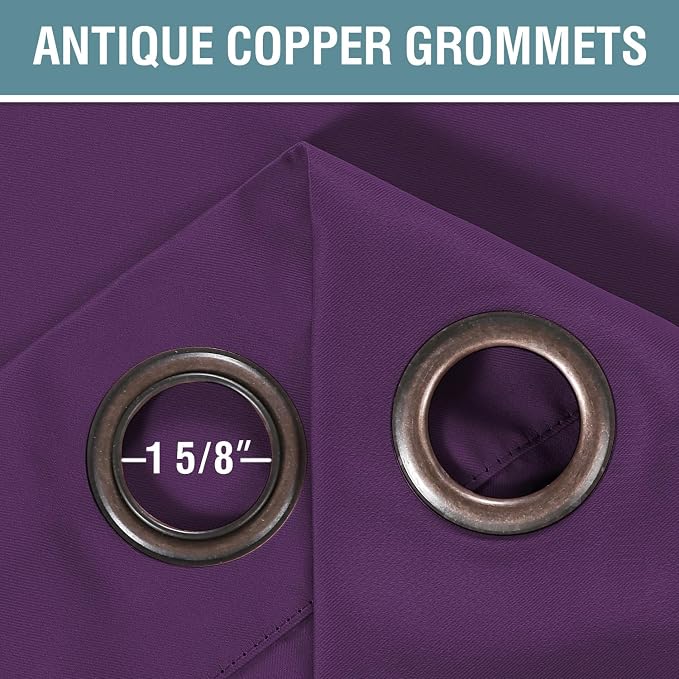 H.VERSAILTEX Blackout Curtain for Living Room Small Window Kitchen Blackout - Image 7