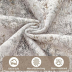 UERMEI 9x12 Area Rug Living Room Rugs - Image 6